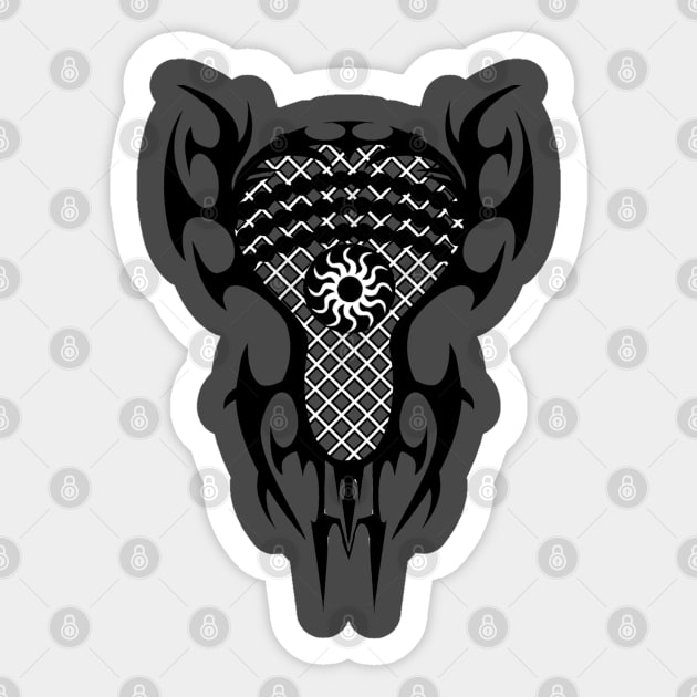 Lacrosse Tribal Sticker by YouGotThat